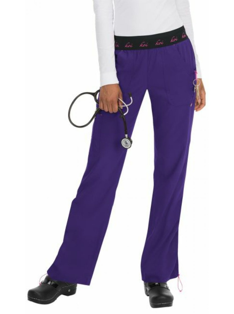 Медицинские женские брюки фиолетовые KOI 720R