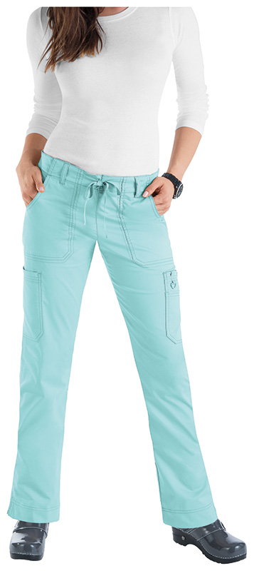 Медицинские женские брюки голубые KOI 710