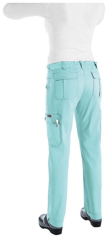 Медицинские женские брюки голубые KOI 710