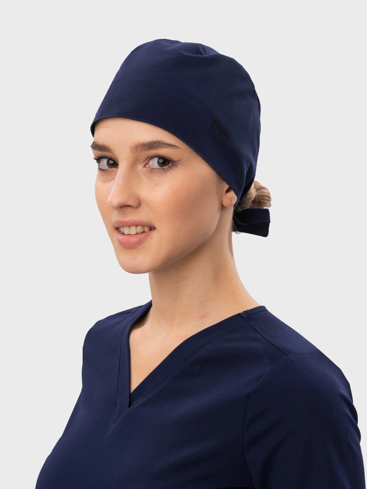 Медицинская шапка женская темно - синего цвета, WEARPLUS Lori
