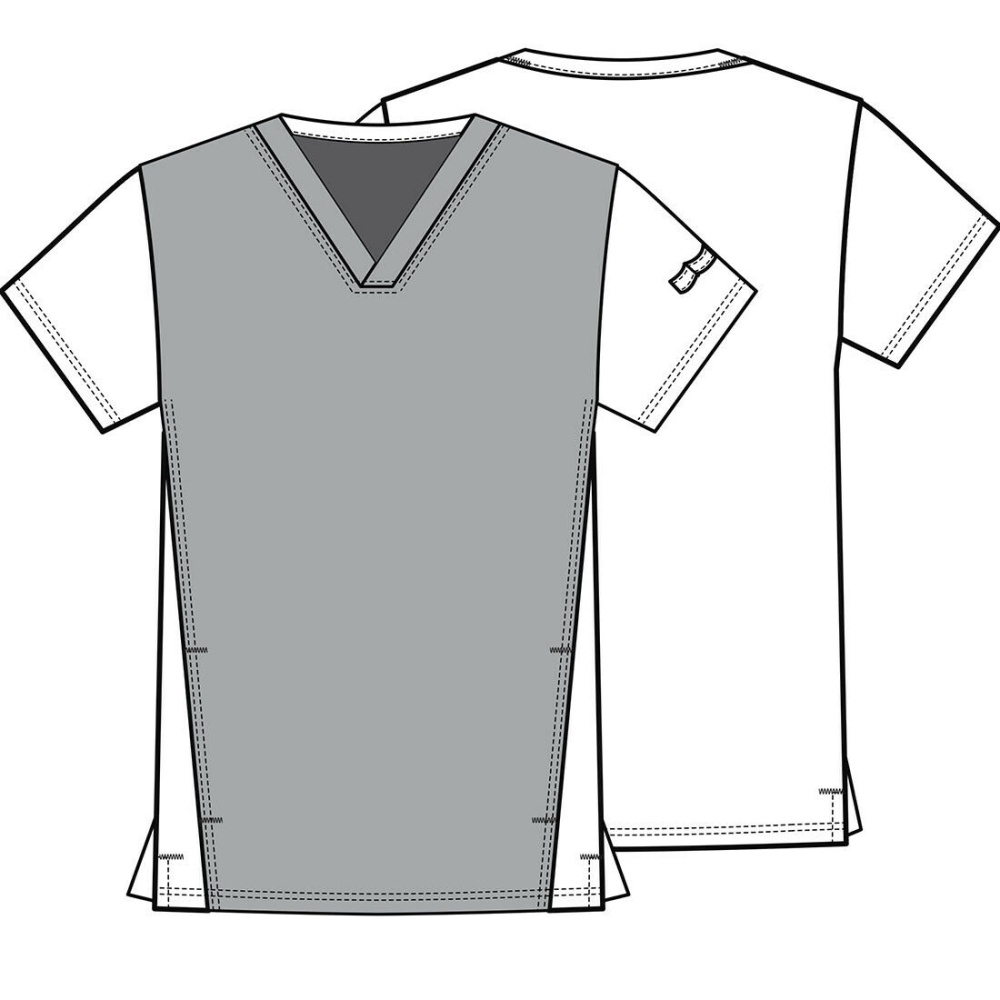 Медицинская мужская рубашка-топ с принтом  Cherokee Tooniforms TF708 SREL 