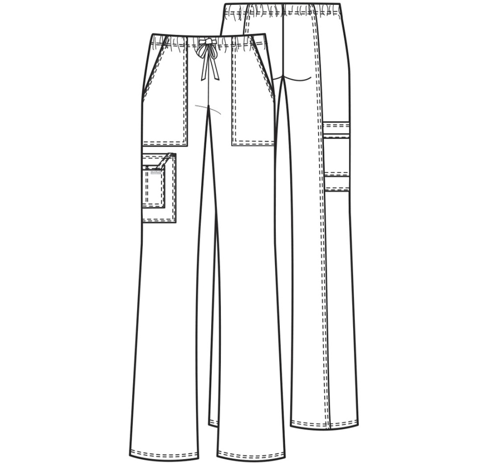 Медицинские брюки женские белые Cherokee 4044
