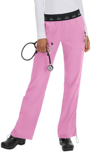 Медицинские женские брюки розового цвета KOI 720R