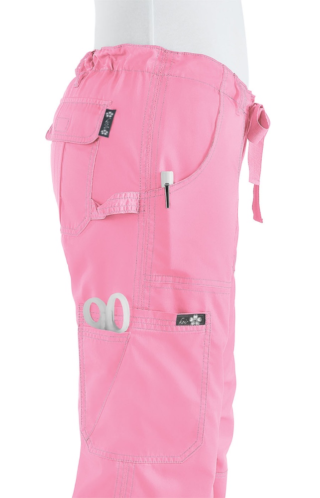 Медицинские женские брюки розовые KOI 701