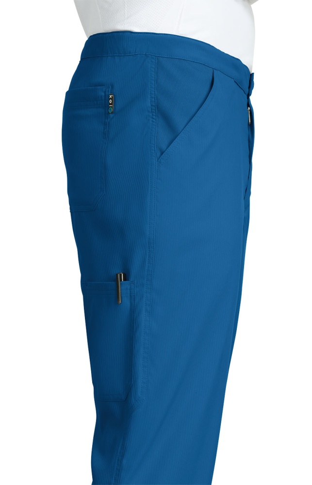 Медицинские брюки мужские синие KOI 606
