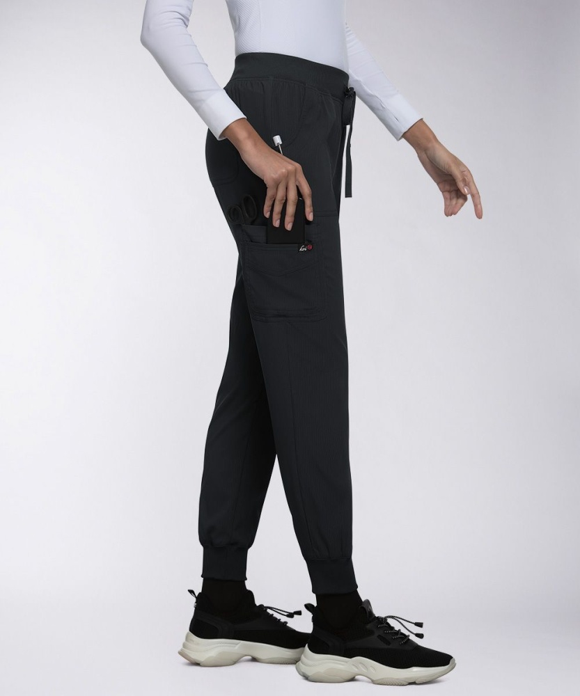 Медицинские брюки женские, черного цвета KOI 750