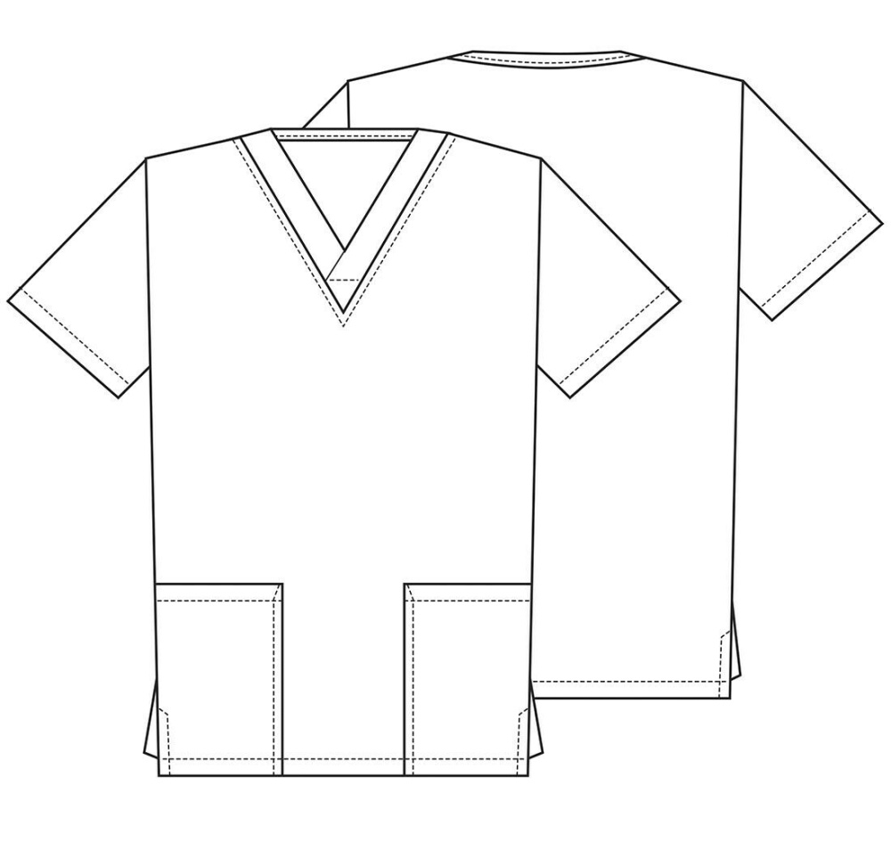 Медицинская мужская рубашка с принтом Looney Tunes  Cherokee Tooniforms TF606 LTDO 