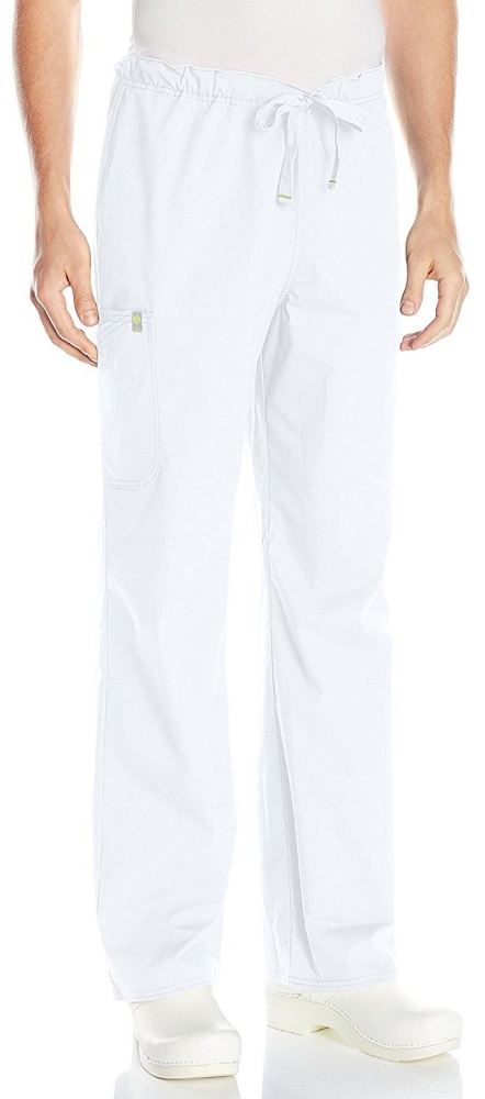 Медицинские брюки мужские белые Code Happy 16001A