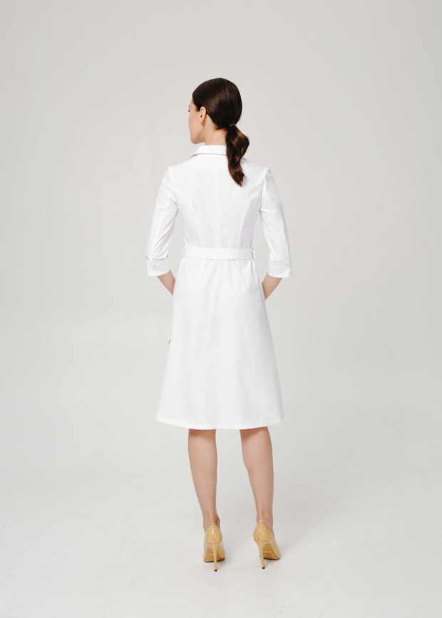 Медицинский женский халат белый Лечи Красиво 206