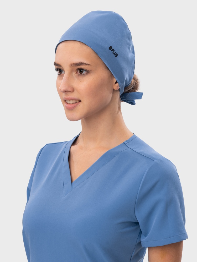 Медицинская шапка женская голубого цвета WEARPLUS Nate