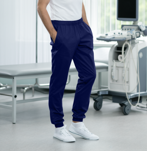 Медицинские брюки мужские, цвета нави Medical Service 47