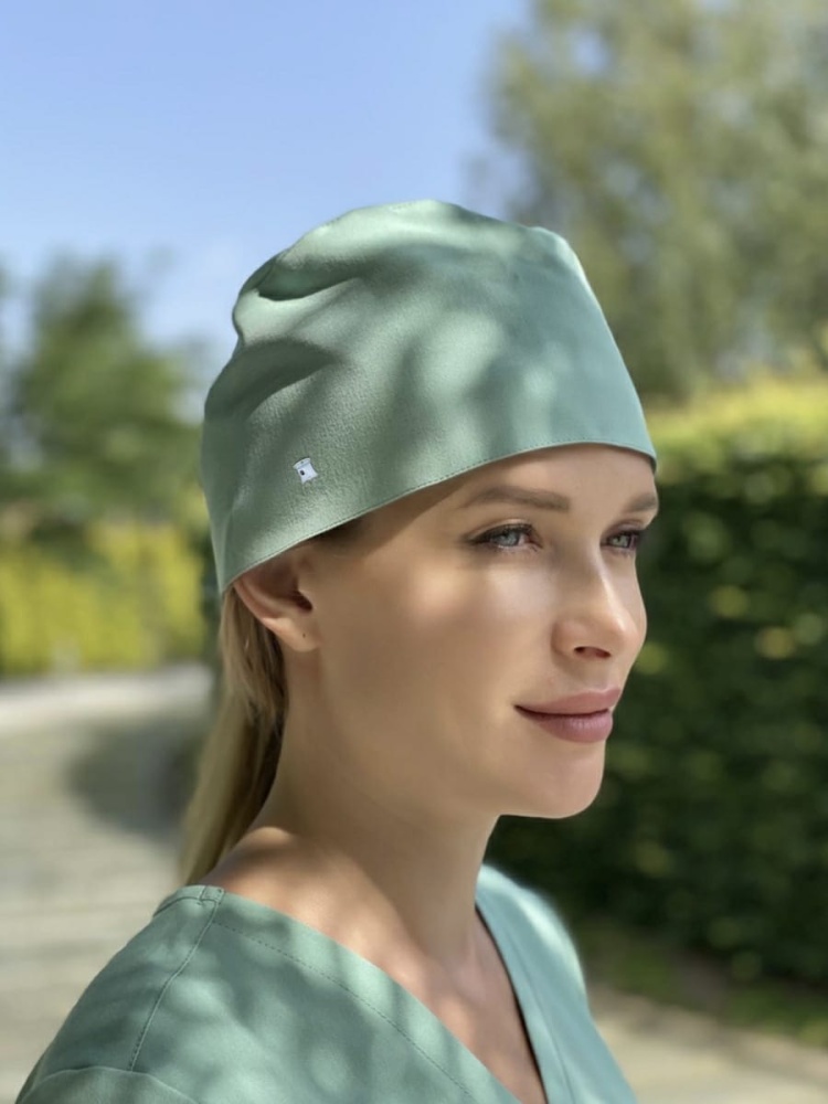 Медицинская шапка женская зеленого цвета, WEARPLUS Lori