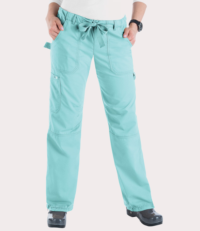 Медицинские женские брюки голубые KOI 701