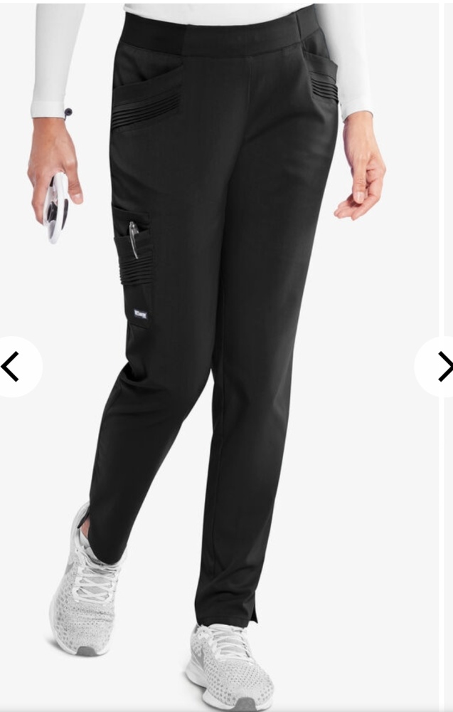 Медицинские брюки женские, черного цвета Barco 507