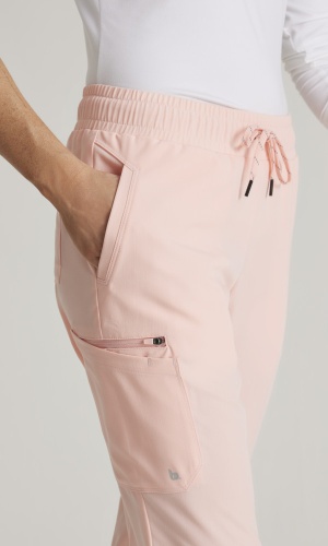Медицинские брюки женские розового цвета Barco BUP647