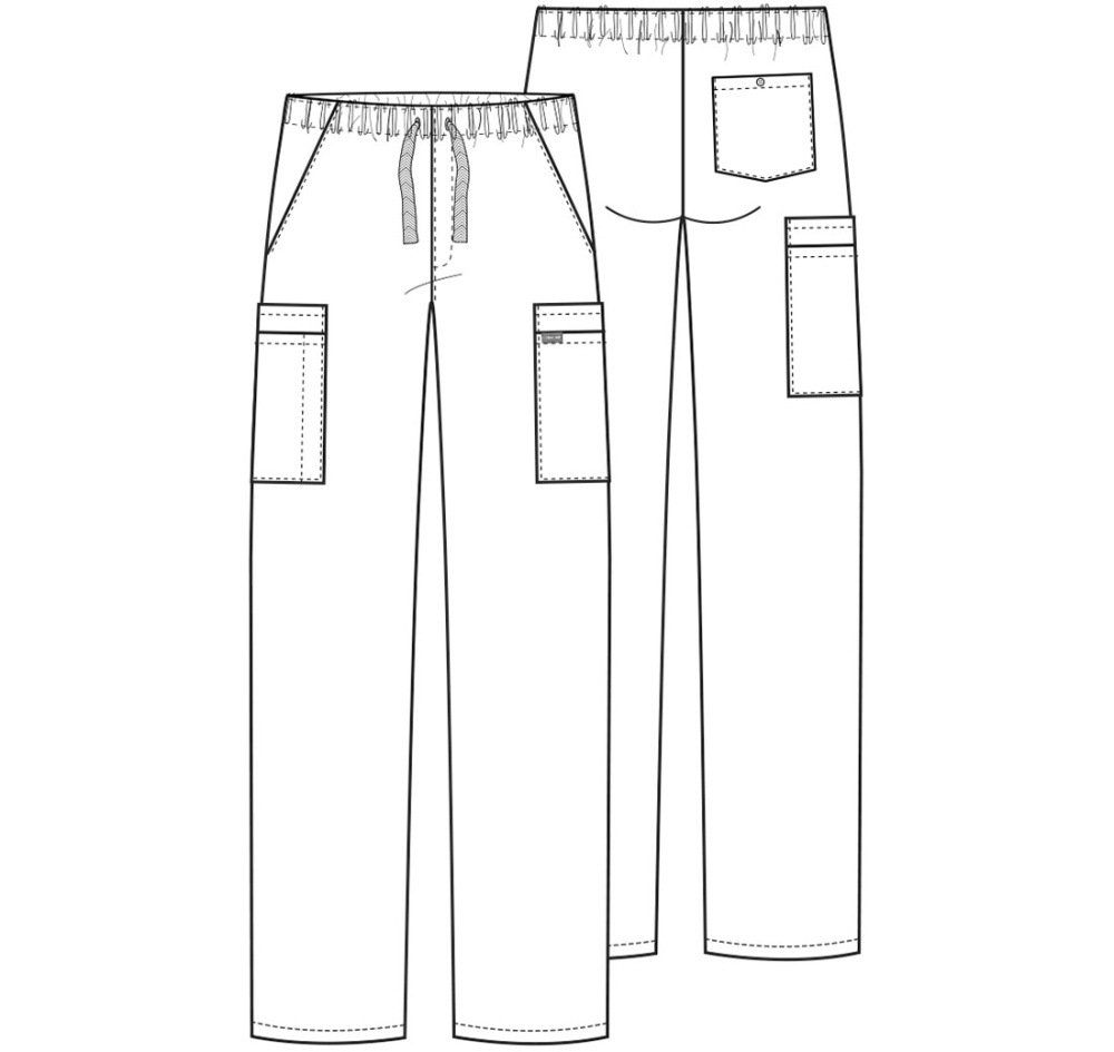Медицинские брюки мужские серые Cherokee 4000