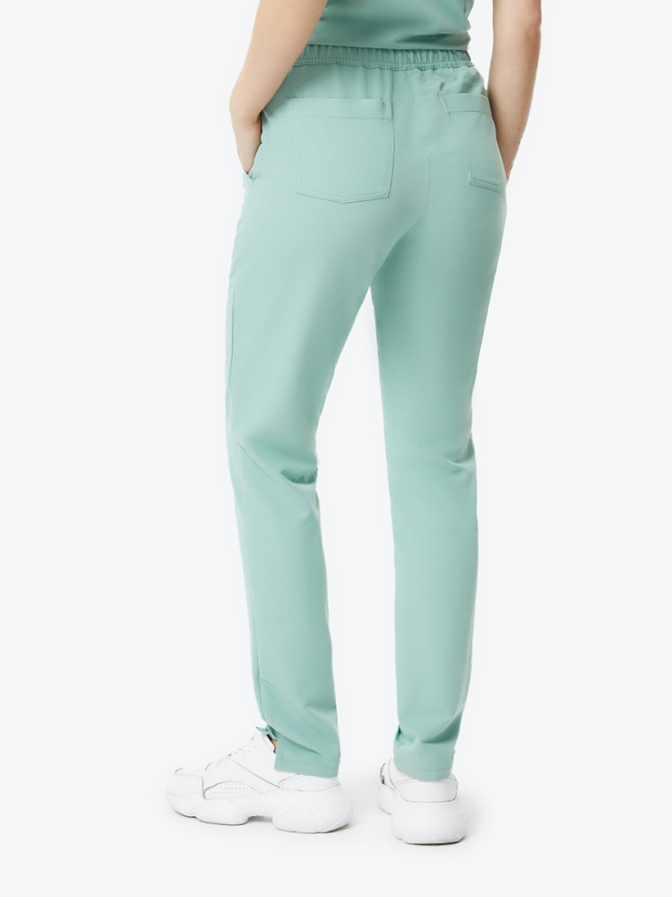 Медицинские брюки женские зеленого цвета WEARPLUS Janet