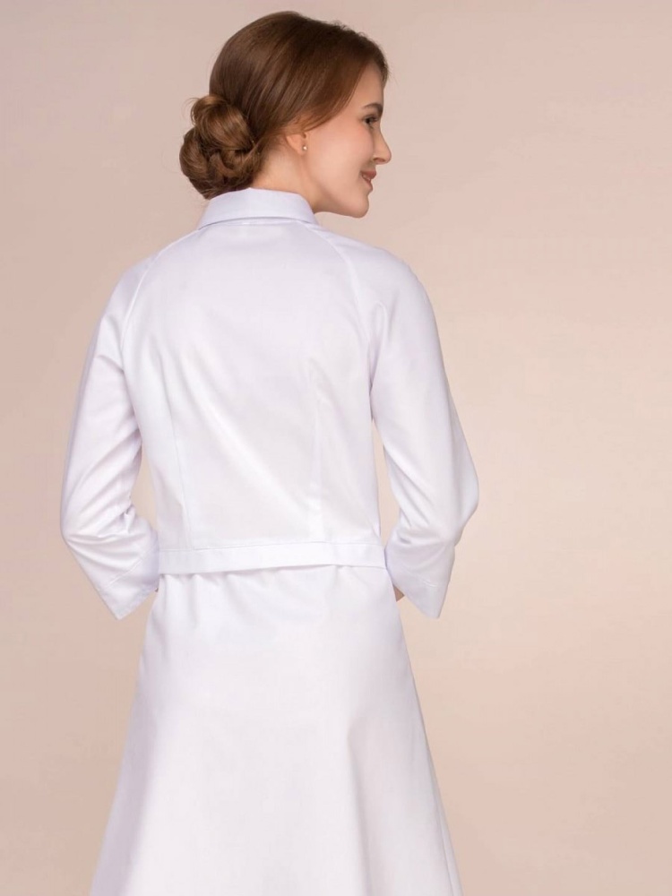 Медицинский женский халат белый Cameo 1-1070