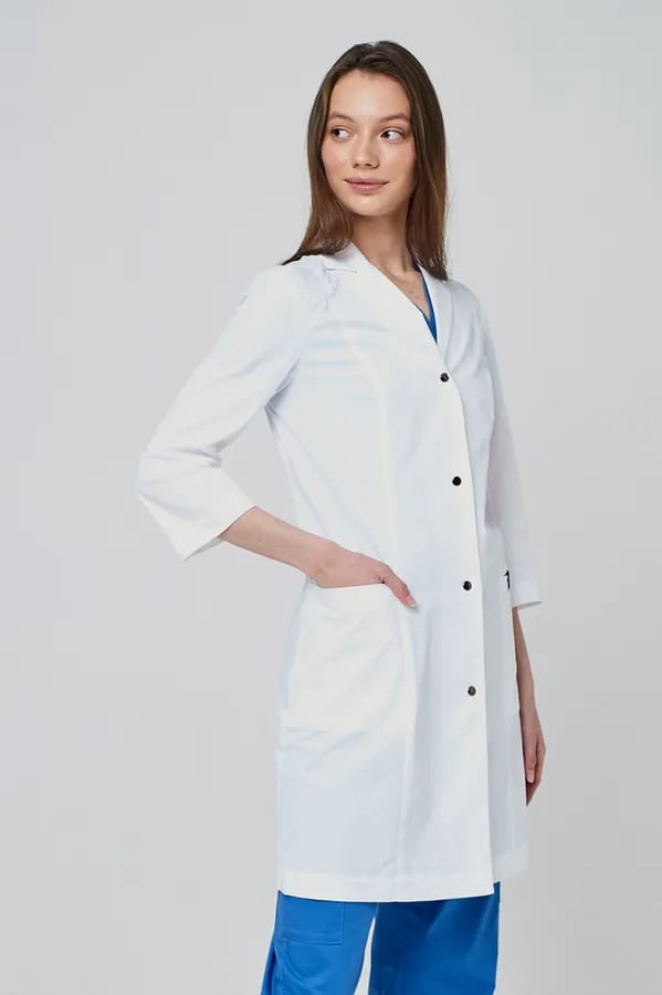 Медицинский халат женский белый DOC'S DH5-210-20