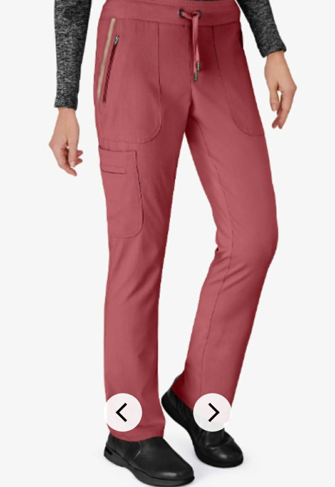 Медицинские брюки женские, кирпичного цвета, Barco 7228