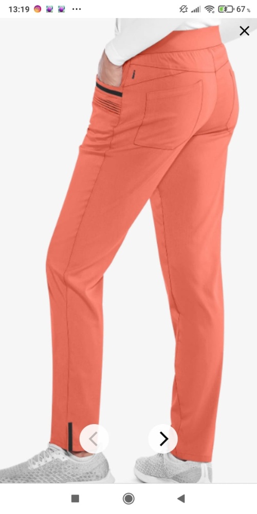 Медицинские брюки женские, розового цвета, Barco 507