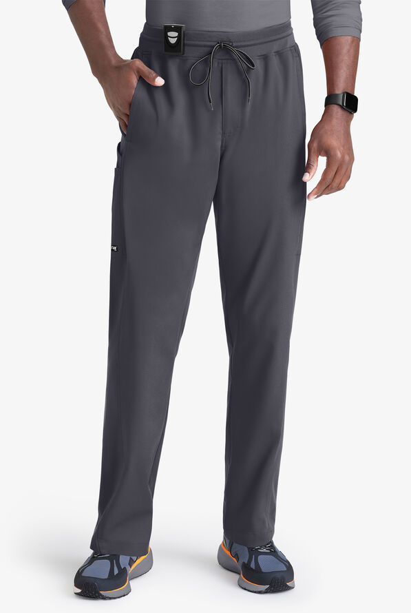 Медицинские брюки мужские серого цвета Barco GRSP617 