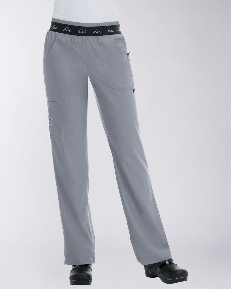 Медицинские женские брюки серого цвета KOI 720R