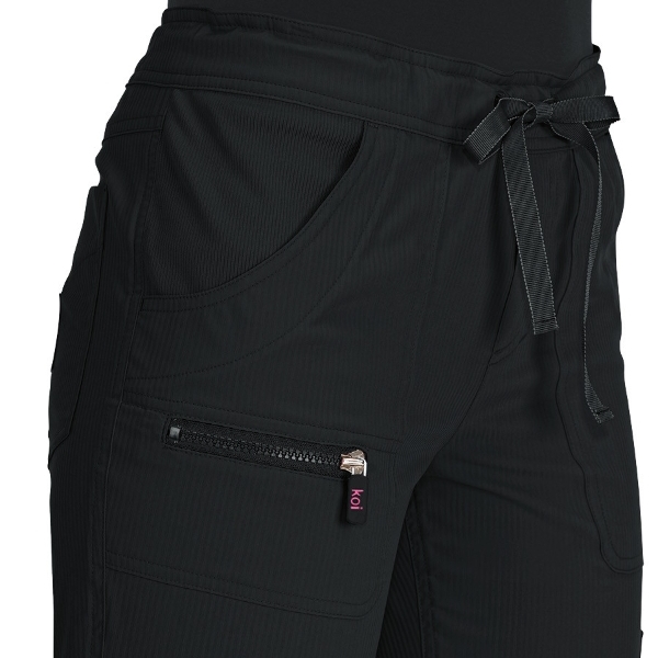 Медицинские женские брюки черные KOI 721