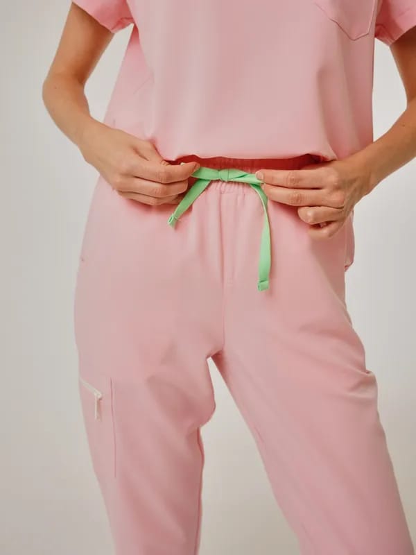 Медицинские брюки женские розового цвета DOC'S GR-3