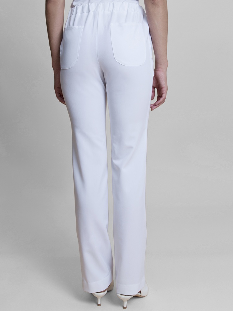 Медицинские брюки женские белые Живаго Мода 027
