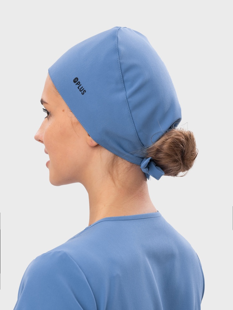 Медицинская шапка женская голубого цвета WEARPLUS Nate