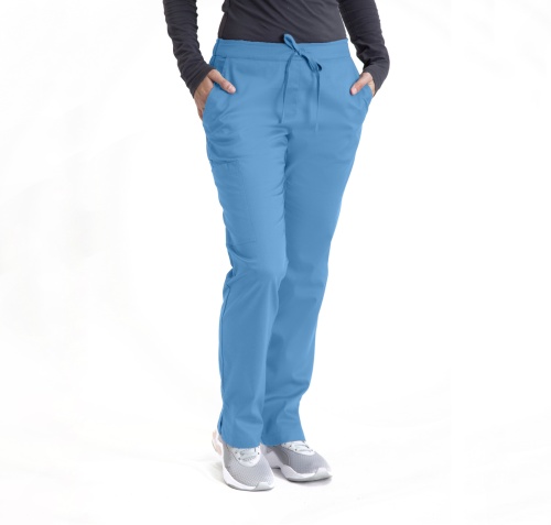 Медицинские брюки женские, голубого цвета, Barco 508