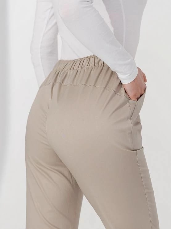 Медицинские брюки женские бежевого цвета Medilion CWP-8