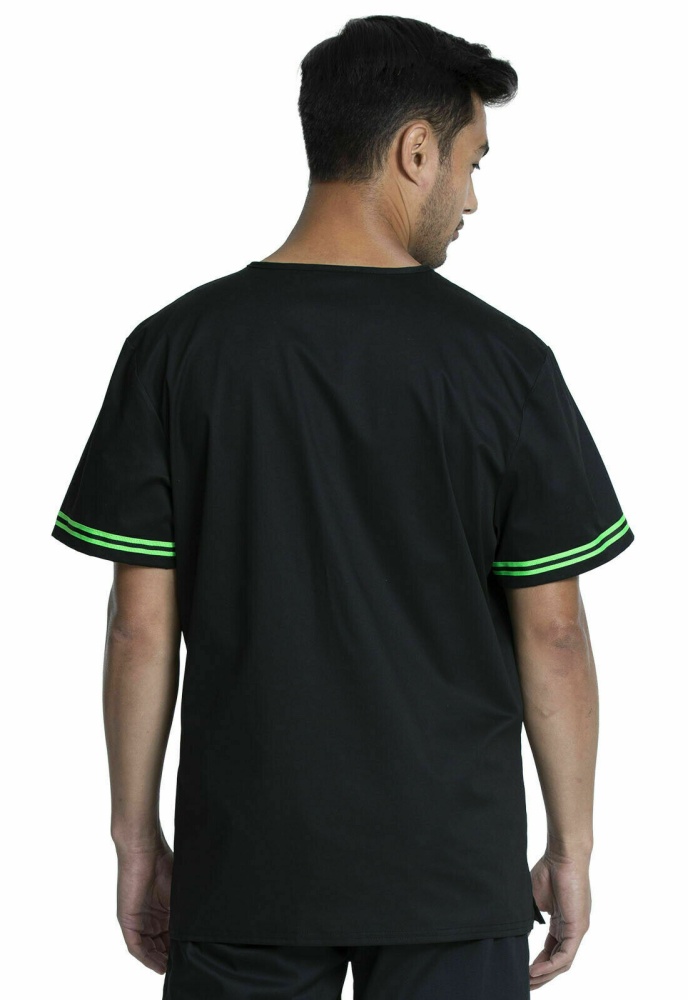 Медицинская мужская рубашка-топ с принтом Hulk Cherokee Tooniforms TF702 MAIX 