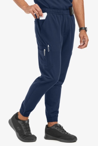 Медицинские брюки мужские синего цвета Advantage MBS574