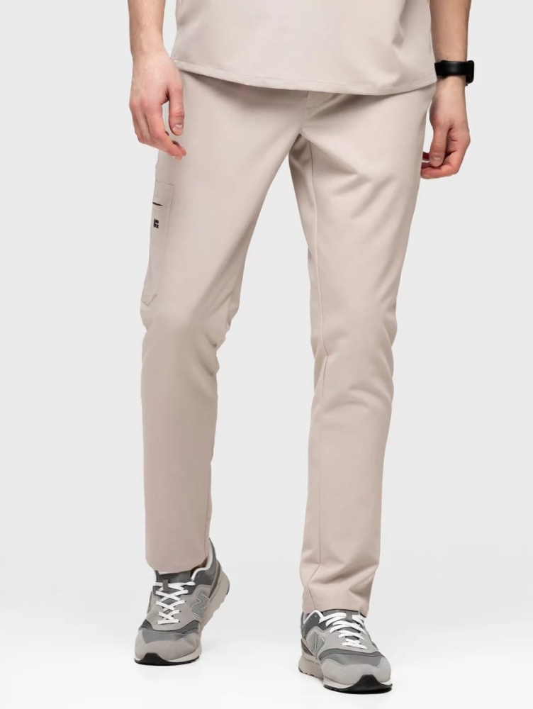 Медицинские брюки мужские песчаного цвета WEARPLUS Joe
