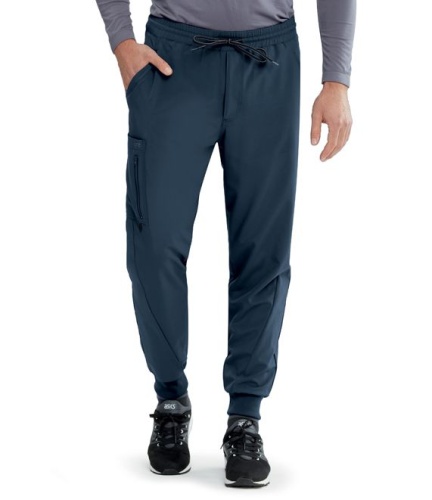 Медицинские брюки мужские графитового цвета Barco 520