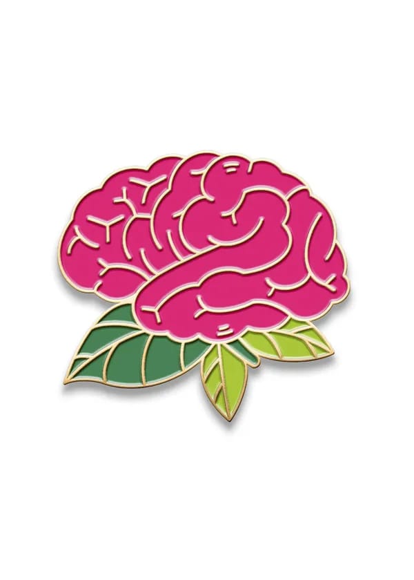 Значок металлический "Цветущий мозг" DOC'S ZN-55