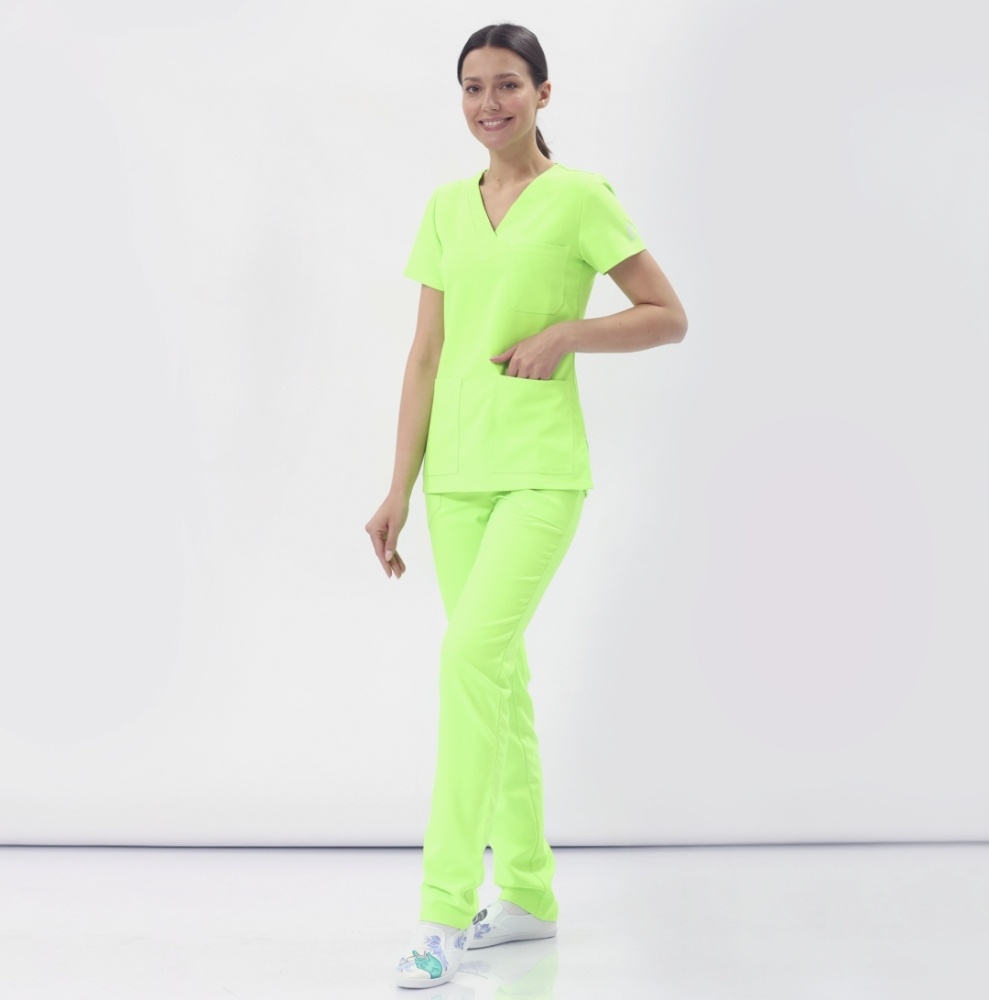 Медицинский костюм женский зеленый Delaware D888
